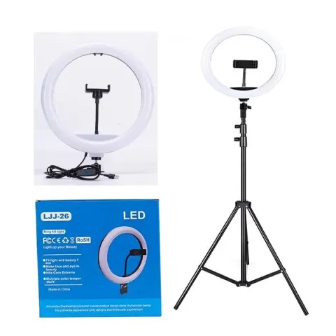 Aro de luz LED LJJ-26 Blanco C Tripod